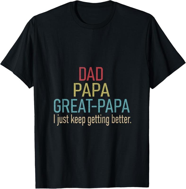 100% Cotton Promoted To Great Papa 2024 Fathers Day First Time Dad T-Shirt Hoodie, Sweatshirt | DripVista.com
