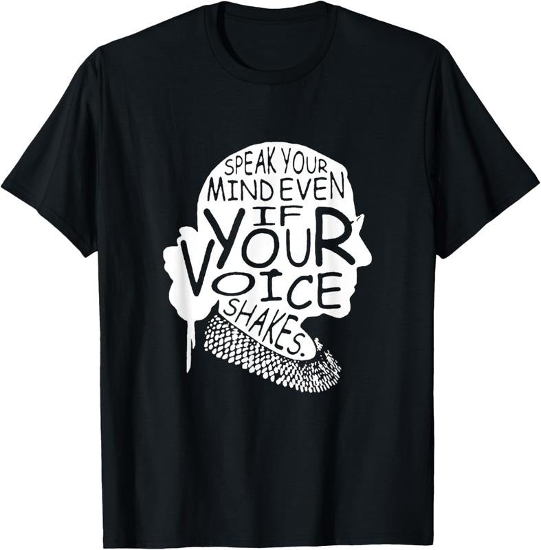 100% Cotton RBG Ruth Bader Ginsburg Feminist Political Gift T-Shirt Hoodie, Sweatshirt | DripVista.com