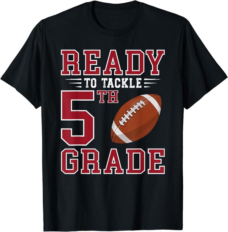 [100% Cotton]Ready to Tackle 5th Grade Back to School First Day of School T-Shirt Hoodie, Sweatshirt | DripVista.com