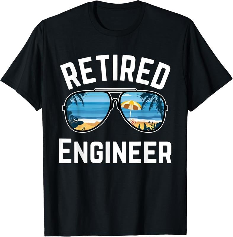 100% Cotton Retired Engineer Funny Retirement for Men and Women T-Shirt Hoodie, Sweatshirt | DripVista.com