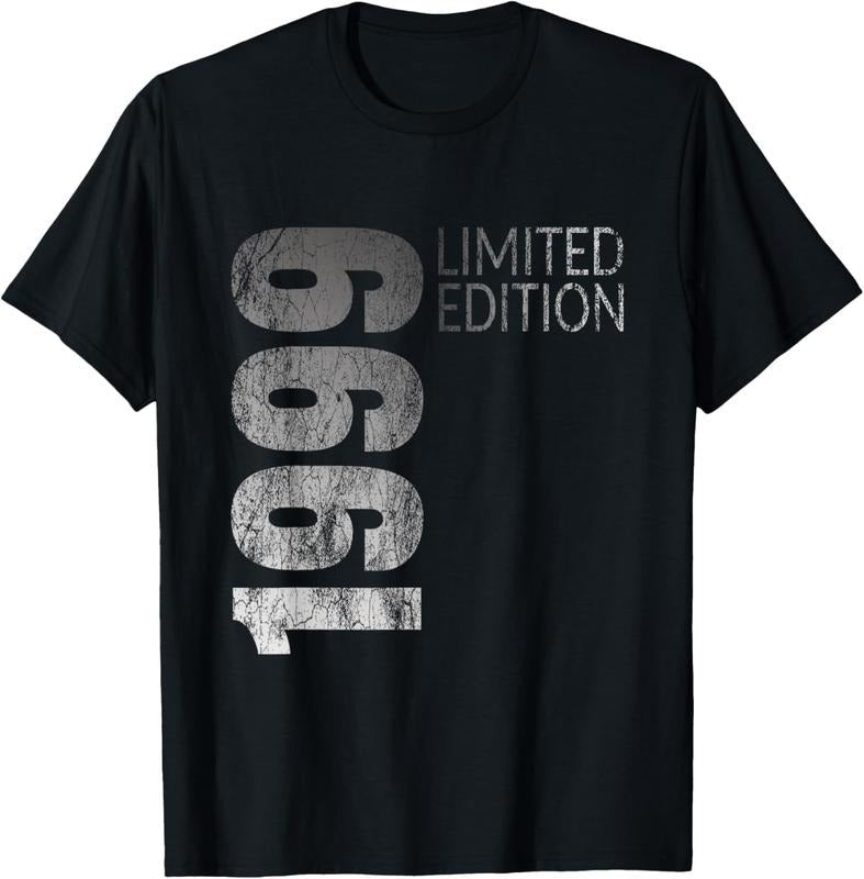 100% Cotton Retro 25 years old men gift 25 birthday gift for women T-Shirt Hoodie, Sweatshirt | DripVista.com