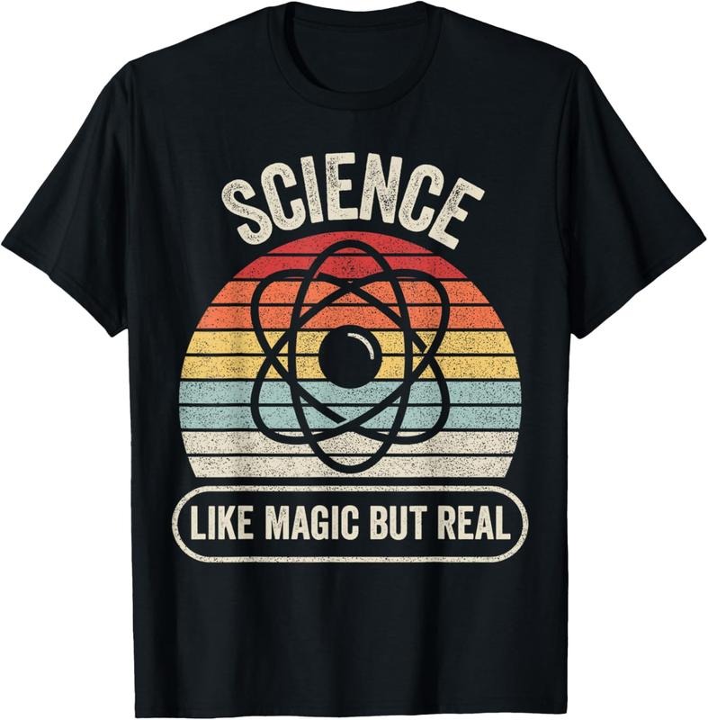 100% Cotton Retro Vintage Science Like Magic But Real T-Shirt