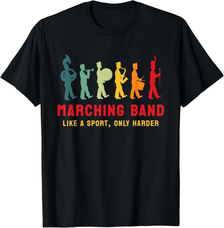 100% Cotton School Marching Band Definition T-Shirt