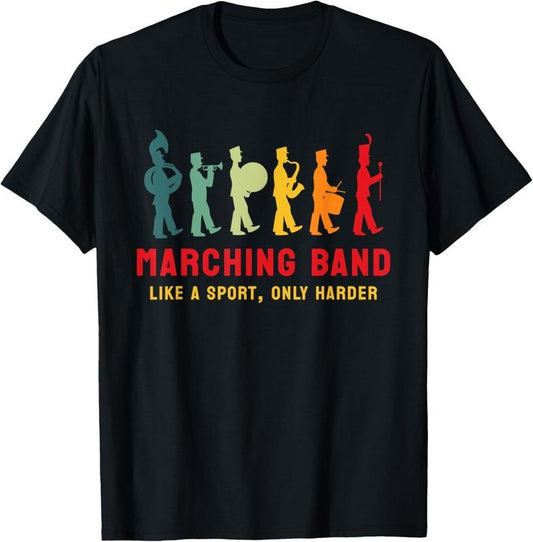 100% Cotton School Marching Band Definition T-Shirt