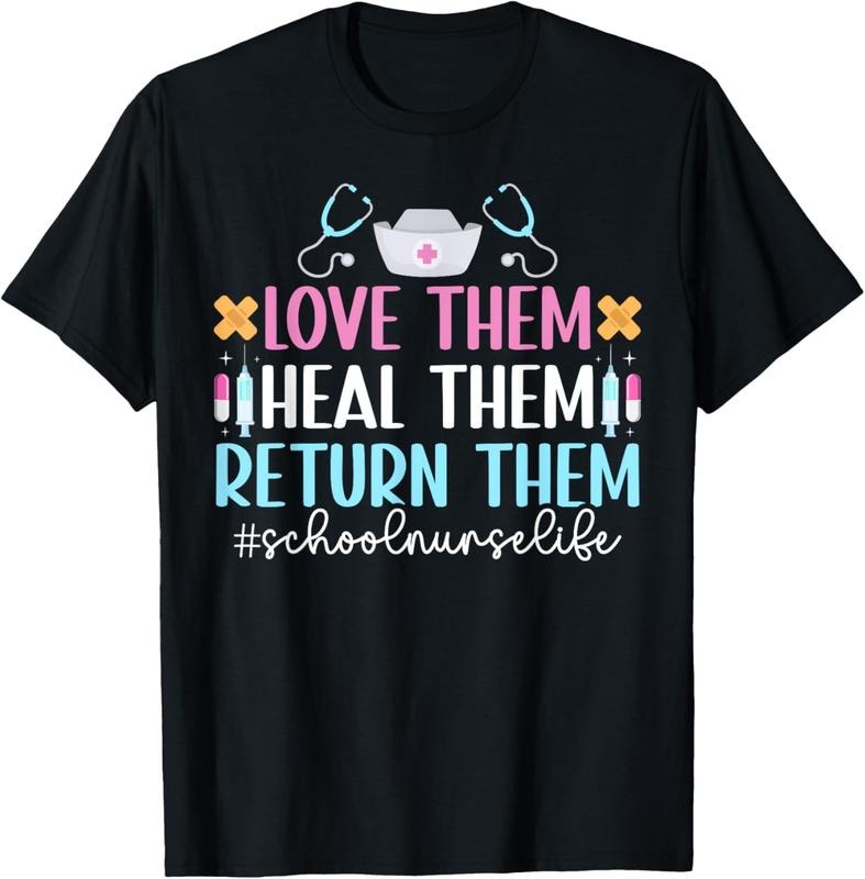 100% Cotton School Nurse Life School Nursing School Nurse Appreciation T-Shirt Hoodie, Sweatshirt | DripVista.com
