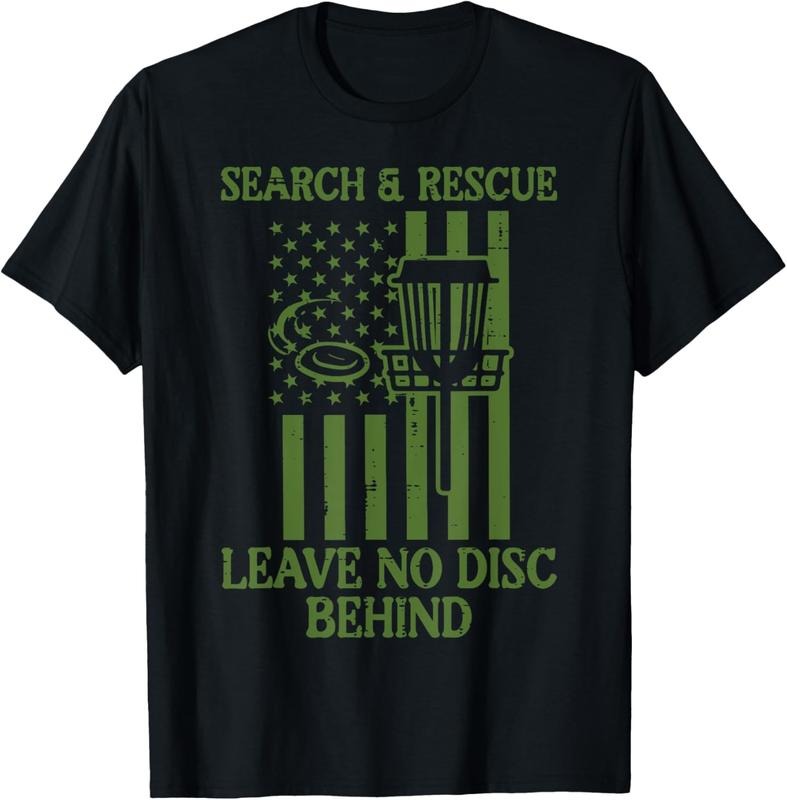 100% Cotton Search Rescue No Disc Behind Flag Frisbee Golf Men Women  T-Shirt Hoodie, Sweatshirt | DripVista.com