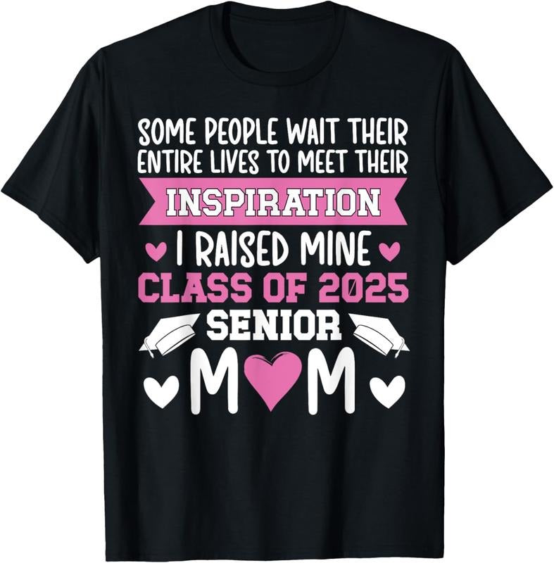 100% Cotton Senior 2025 Mom Class Of 2025 Mother Proud Senior 2025 Mama T-Shirt Hoodie, Sweatshirt | DripVista.com