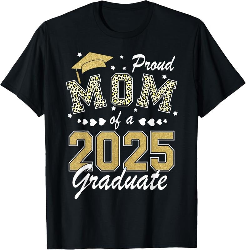 100% Cotton Senior Mom Class of 2025 Proud Mom of Graduate Heart Mom T-Shirt Hoodie, Sweatshirt | DripVista.com
