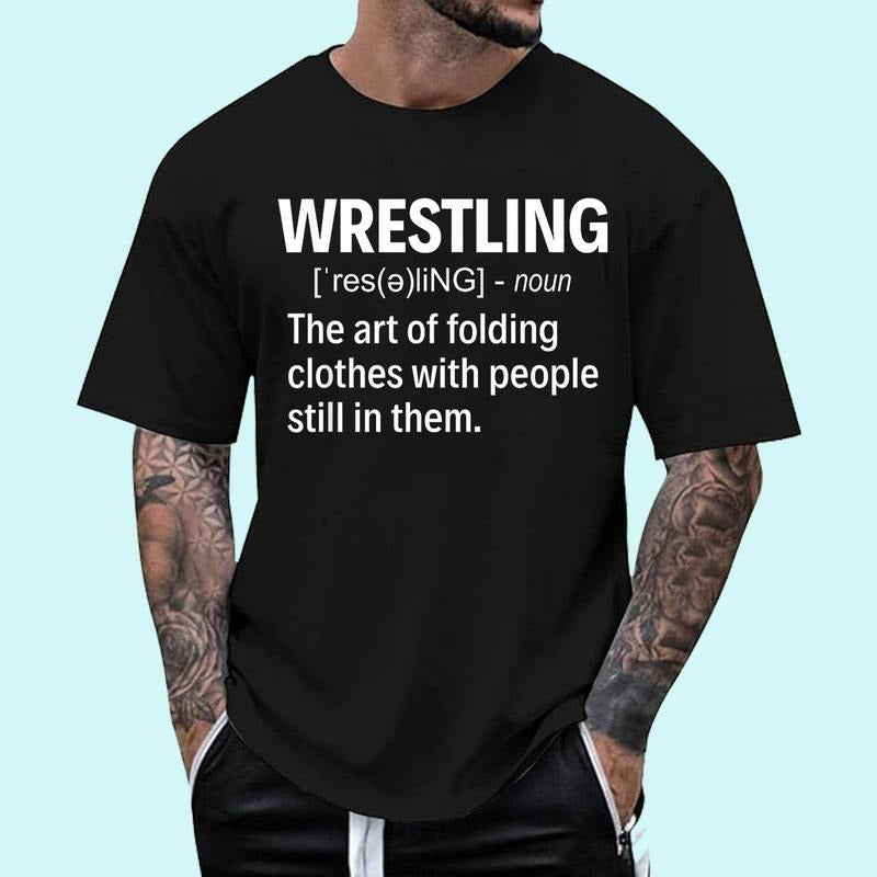 [100% Cotton Shirt] Wrestling Definition Unisex T-Shirt Hoodie, Sweatshirt | DripVista.com