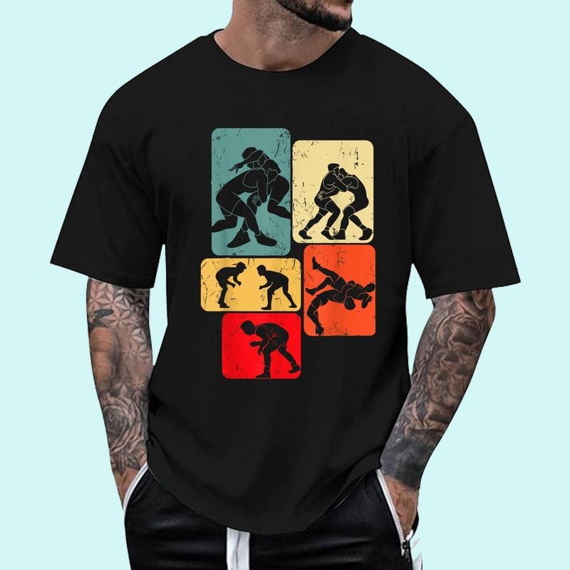 [100% Cotton Shirt] Wrestling Wrestler Men Boys Unisex T-Shirt Hoodie, Sweatshirt | DripVista.com