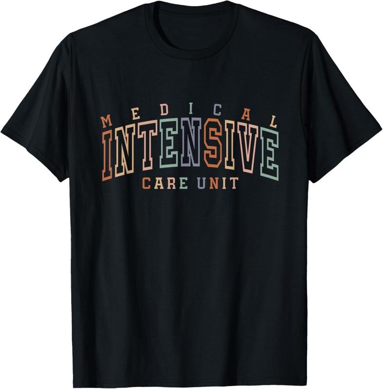 100% Cotton Shirt, Medical Intensive Care Unit Nurse T-Shirt Hoodie, Sweatshirt | DripVista.com