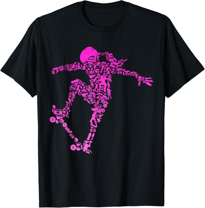 100% Cotton Skater Girl Skateboarder Girl Skateboard Gift T-Shirt Hoodie, Sweatshirt | DripVista.com
