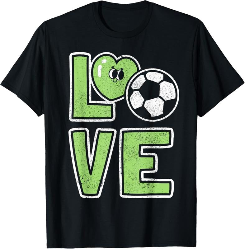 100% Cotton Soccer Love Fan Player Cute T-Shirt Hoodie, Sweatshirt | DripVista.com