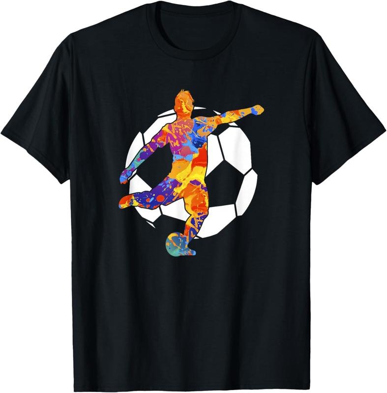 100% Cotton Soccer Player Sports Graphic - Soccer Graphic T-Shirt Hoodie, Sweatshirt | DripVista.com
