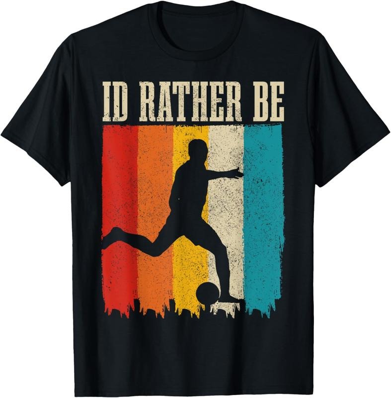 100% Cotton Soccer Player Vintage Retro Funny Soccer T-Shirt Hoodie, Sweatshirt | DripVista.com