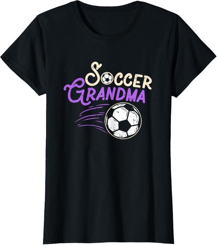 100% Cotton Soccer grandma T-Shirt Hoodie, Sweatshirt | DripVista.com