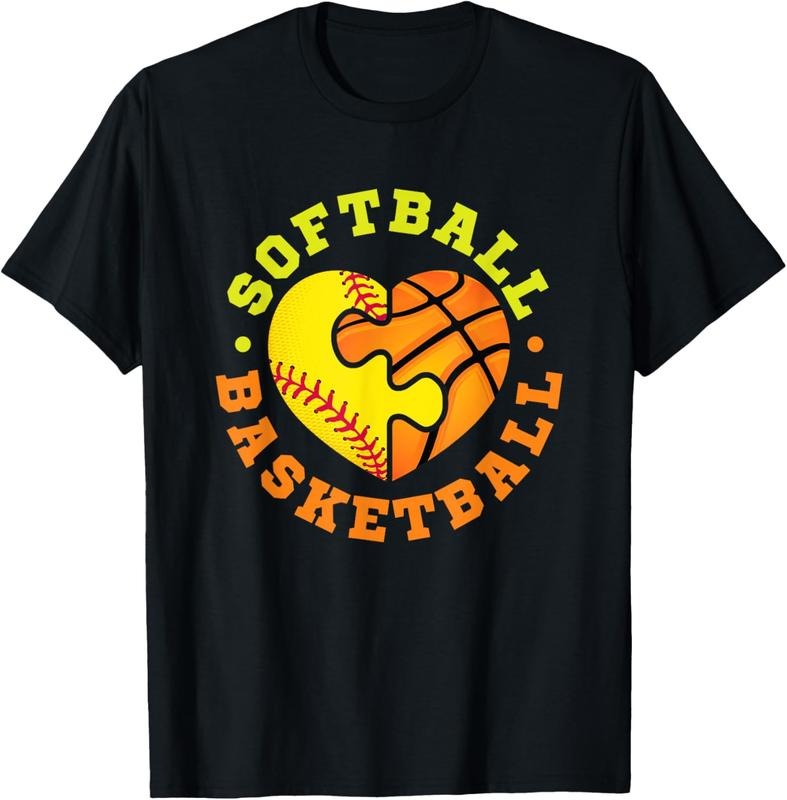100% Cotton Softball Basketball T-Shirt Hoodie, Sweatshirt | DripVista.com