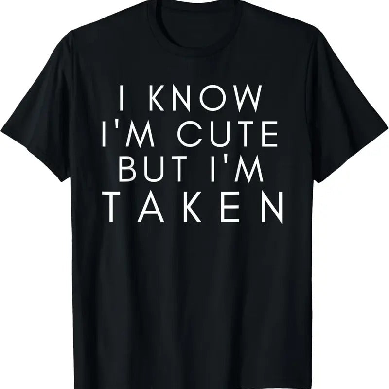 100% Cotton Sorry I'm Taken t shirt Boyfriend Girlfriend Taken Couples Hoodie, Sweatshirt | DripVista.com