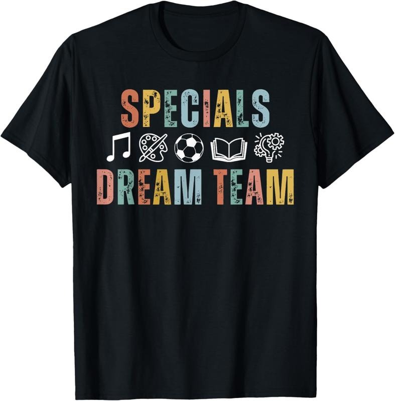 100% Cotton Specials Dream Team Teacher Back to School Art Music PE T-Shirt Hoodie, Sweatshirt | DripVista.com