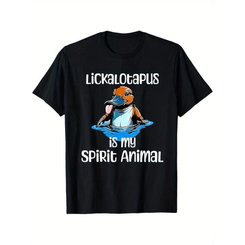 100% Cotton Summer Lightsaber brand Shirts Funny Lickalotopus Humor Lightsaber brand-Shirt Red plumber brand Classic...