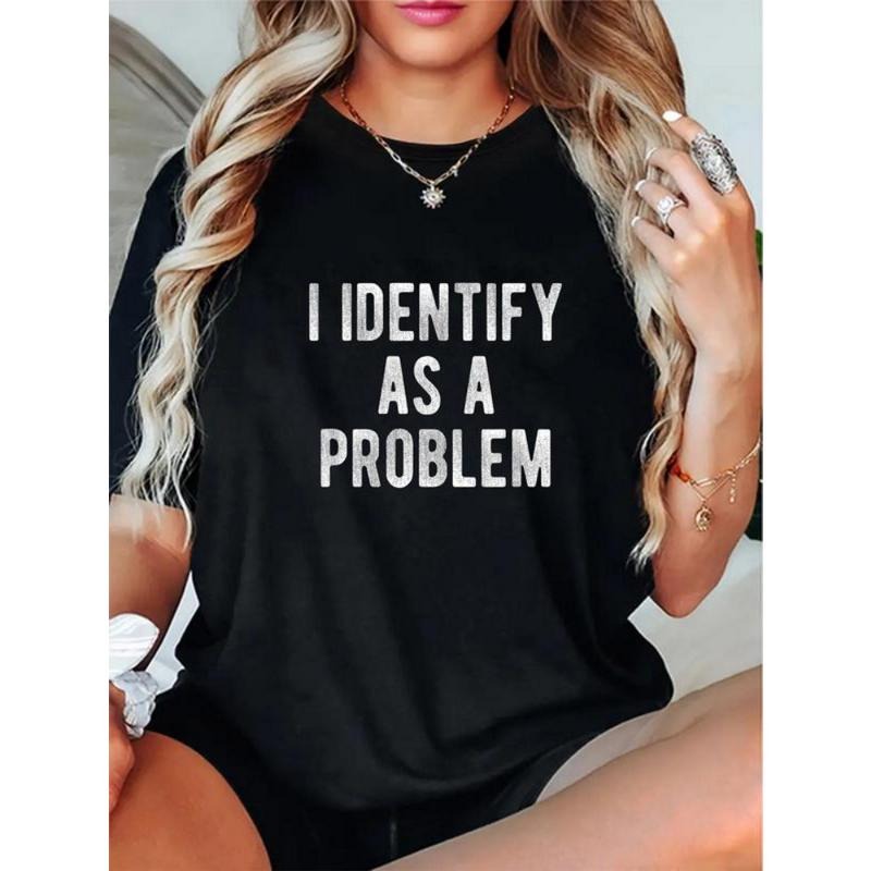 100% Cotton Swoosh Identify As WB shield Problem Funny Humor Joke Sarcastic Quote T-Shirt Hoodie, Sweatshirt | DripVista.com