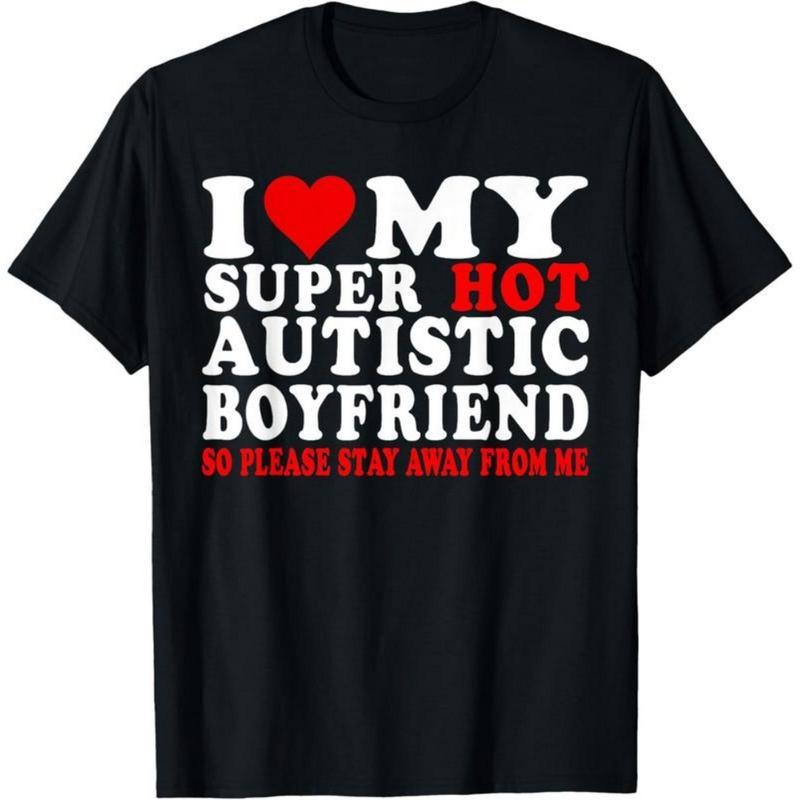 100% Cotton Swoosh Love My Autistic Boyfriend Swoosh Heart My Hot Autistic BF T-Shirt Hoodie, Sweatshirt | DripVista.com