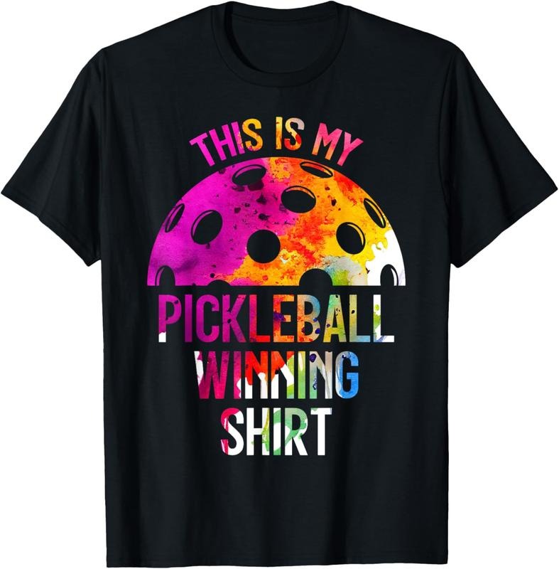 100% Cotton THIS IS MY PICKLEBALL WINNING SHIRT PICKLEBALL T-Shirt Hoodie, Sweatshirt | DripVista.com