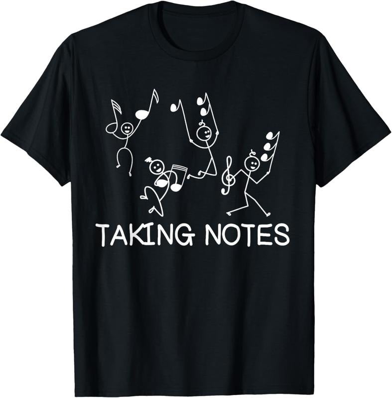 100% Cotton Taking Notes Music T-Shirt Hoodie, Sweatshirt | DripVista.com