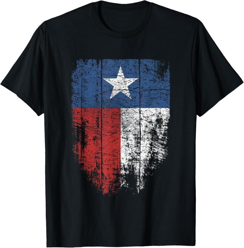 100% Cotton Texas T shirt Women Men  | Distressed Texas State Flag T-Shirt Hoodie, Sweatshirt | DripVista.com