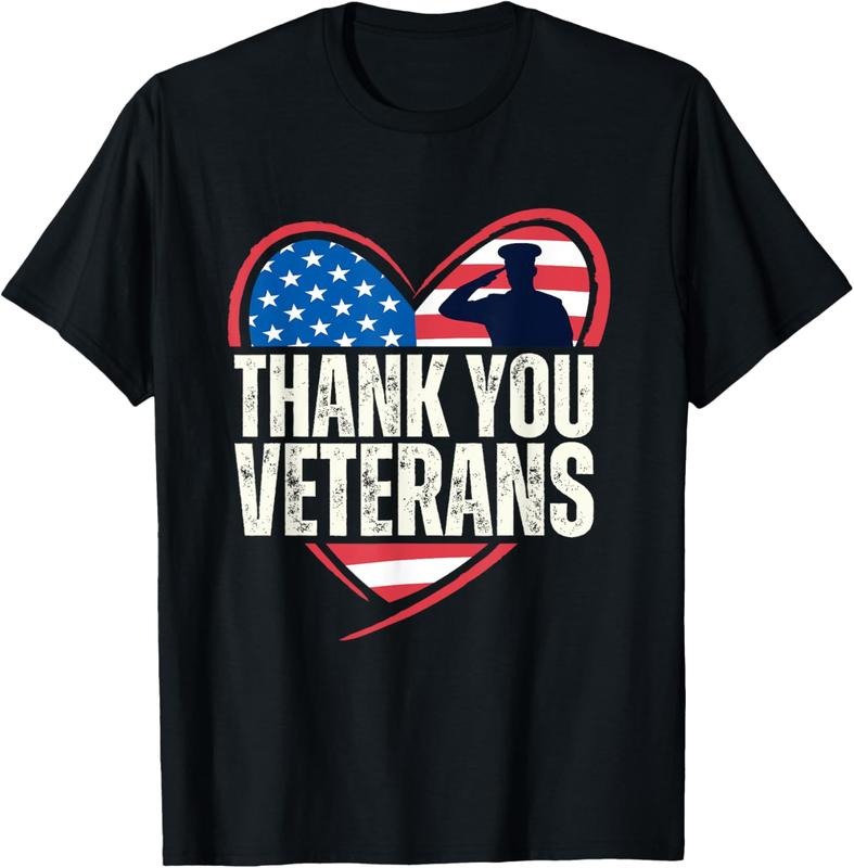 100% Cotton Thank You Veterans Day Memorial Day Partiotic Military Usa T-Shirt Hoodie, Sweatshirt | DripVista.com