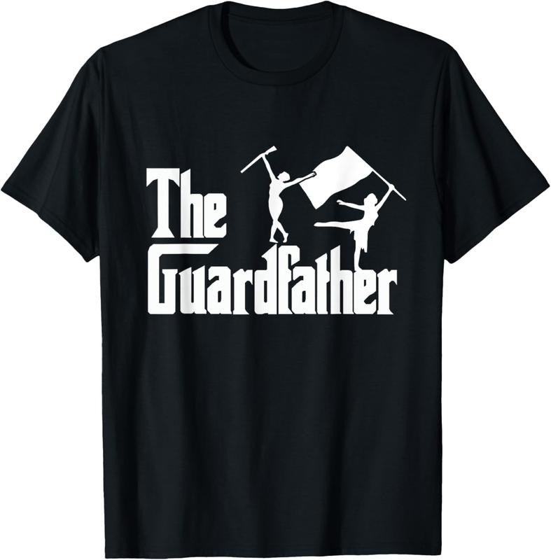 100% Cotton The Guardfather - Color Guard Dad T-Shirt Hoodie, Sweatshirt | DripVista.com