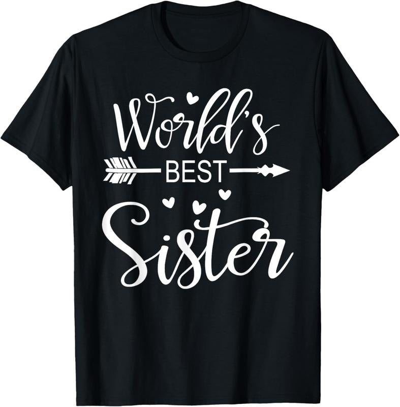 100% Cotton The best sister in the world T-Shirt Hoodie, Sweatshirt | DripVista.com
