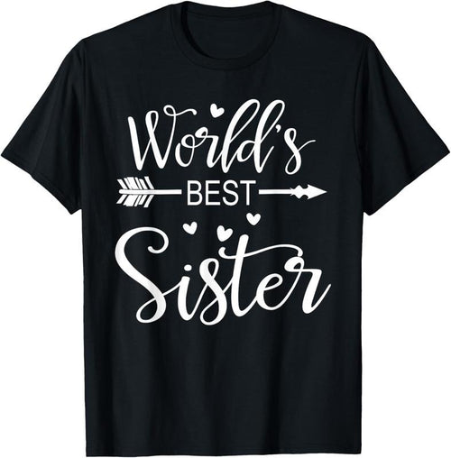 100% Cotton The best sister in the world T-Shirt Hoodie, Sweatshirt | DripVista.com