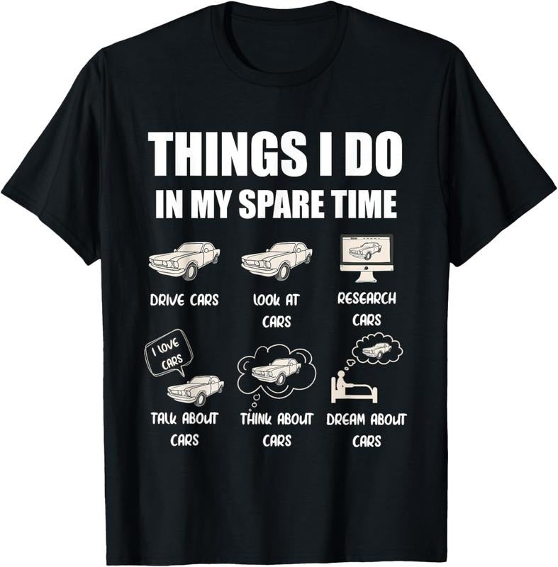 100% Cotton Things I Do In My Spare Time T-Shirt Hoodie, Sweatshirt | DripVista.com