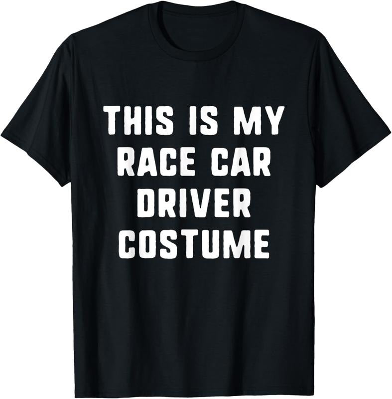100% Cotton This Is My Race Car Driver Halloween Costume Funny RaceCar T-Shirt Hoodie, Sweatshirt | DripVista.com
