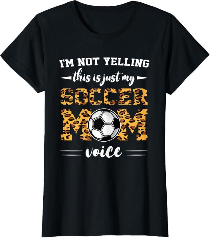 100% Cotton This is just my Soccer Mom voice Soccer Mom T-Shirt Hoodie, Sweatshirt | DripVista.com