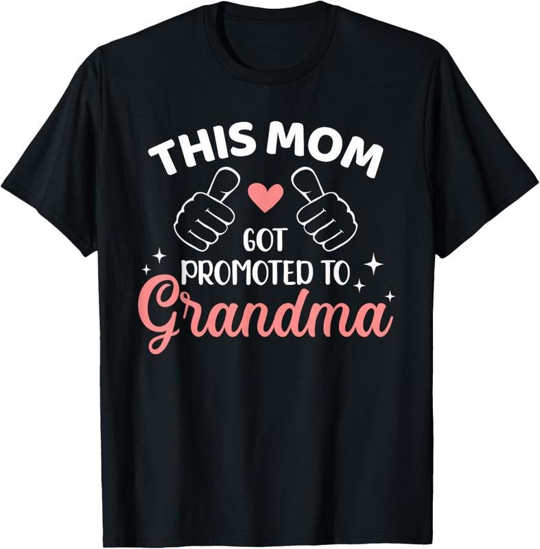 100% Cotton This mom got promoted to grandma T-Shirt Hoodie, Sweatshirt | DripVista.com