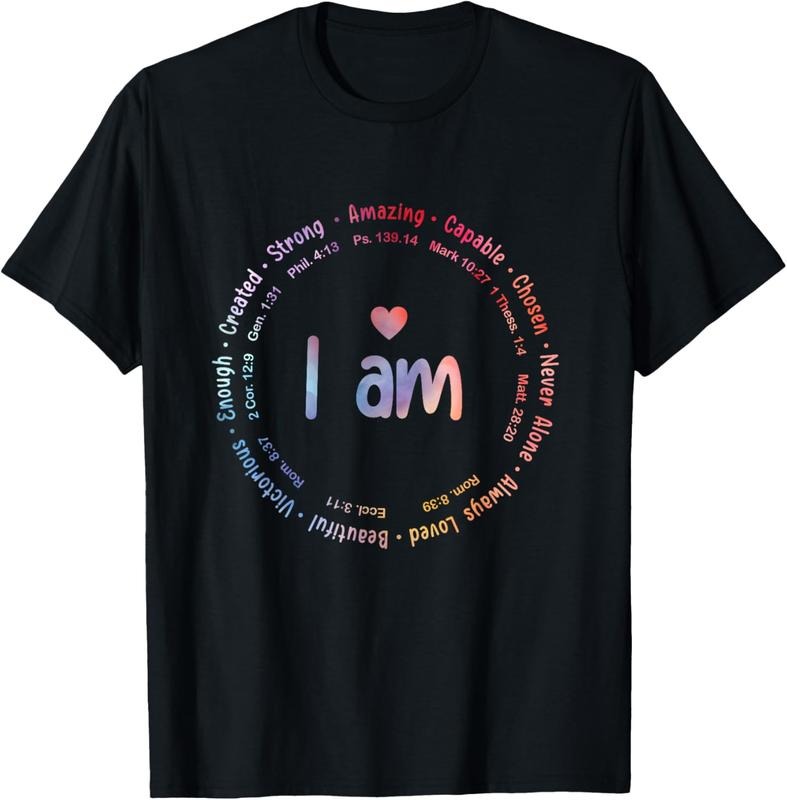 100% Cotton Tie Dye I Am Inspiration Christian Religious Bible Verses T-Shirt Hoodie, Sweatshirt | DripVista.com
