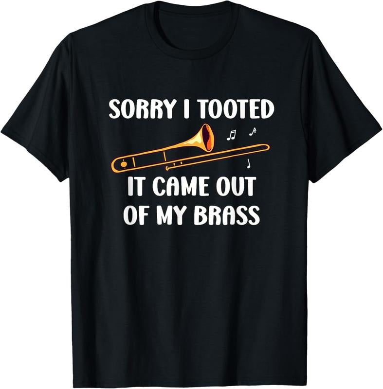 100% Cotton Trombone T-Shirt Hoodie, Sweatshirt | DripVista.com