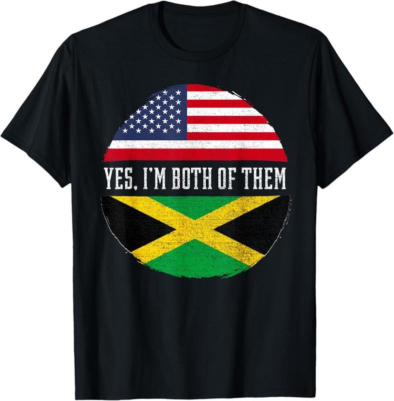 100% Cotton USA Flag Jamaica Heritage DNA T-Shirt Hoodie, Sweatshirt | DripVista.com
