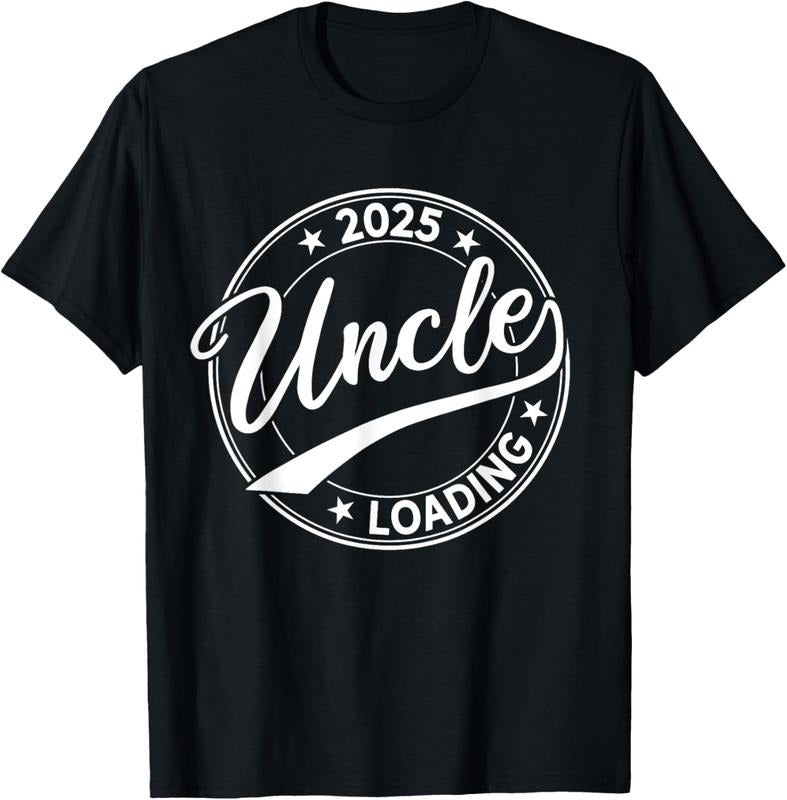 100% Cotton Uncle 2025 Loading Soon to be Uncle Est. 2025 T-Shirt Hoodie, Sweatshirt | DripVista.com