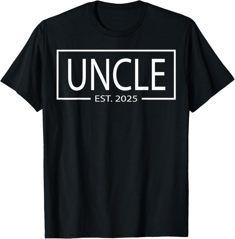100% Cotton Uncle Est. 2025 Expect  2025 Uncle 2025 New Uncle 2025 T-Shirt Hoodie, Sweatshirt | DripVista.com