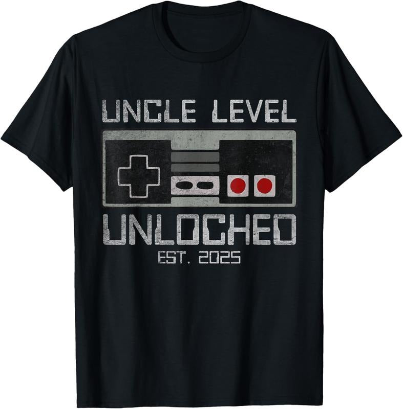 100% Cotton Uncle Level Unlocked 2025 Leveling Up Leveled Up To Uncle T-Shirt Hoodie, Sweatshirt | DripVista.com
