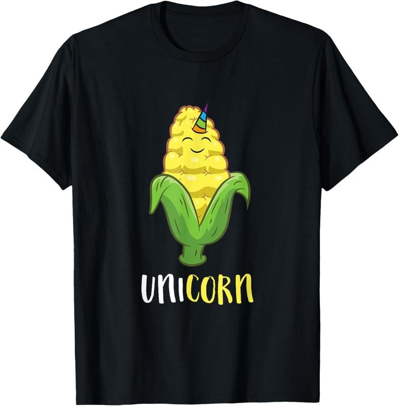 100% Cotton Uni Corn Unicorn Corn Lovers Corn Farmer T-Shirt Hoodie, Sweatshirt | DripVista.com