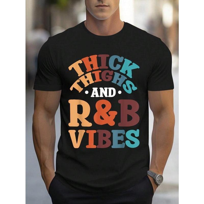 100% Cotton Unisex Thick Thighs WB shield&WB shield Vibes T-Shirt Spiky hair fighters'WB shield WB shield&WB shield Girl...