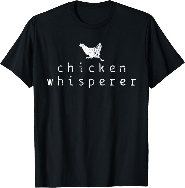 100% Cotton Vintage Chicken Whisperer Farmer Gift T-Shirt Hoodie, Sweatshirt | DripVista.com