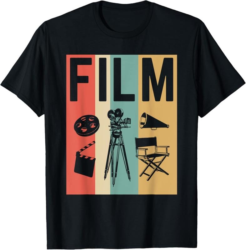 100% Cotton Vintage Film Cinema Shirt, Retro Movie Maker Tee Gift T-Shirt Hoodie, Sweatshirt | DripVista.com
