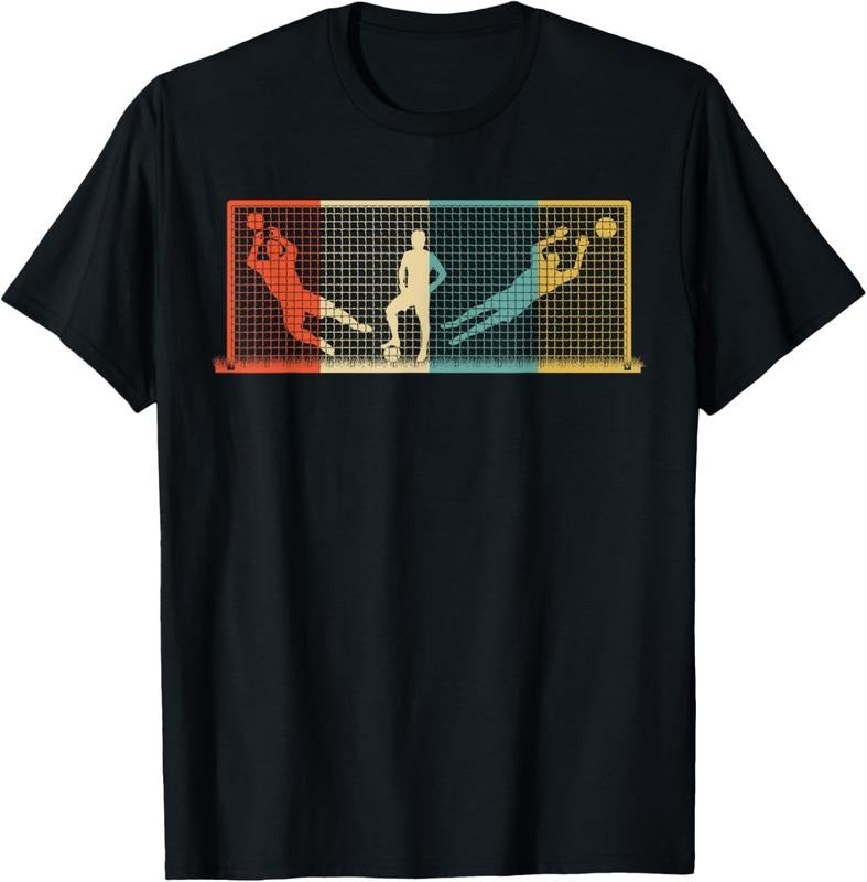 100% Cotton Vintage Goal Keeper T-Shirt Soccer Goalie Gift T-Shirt Hoodie, Sweatshirt | DripVista.com