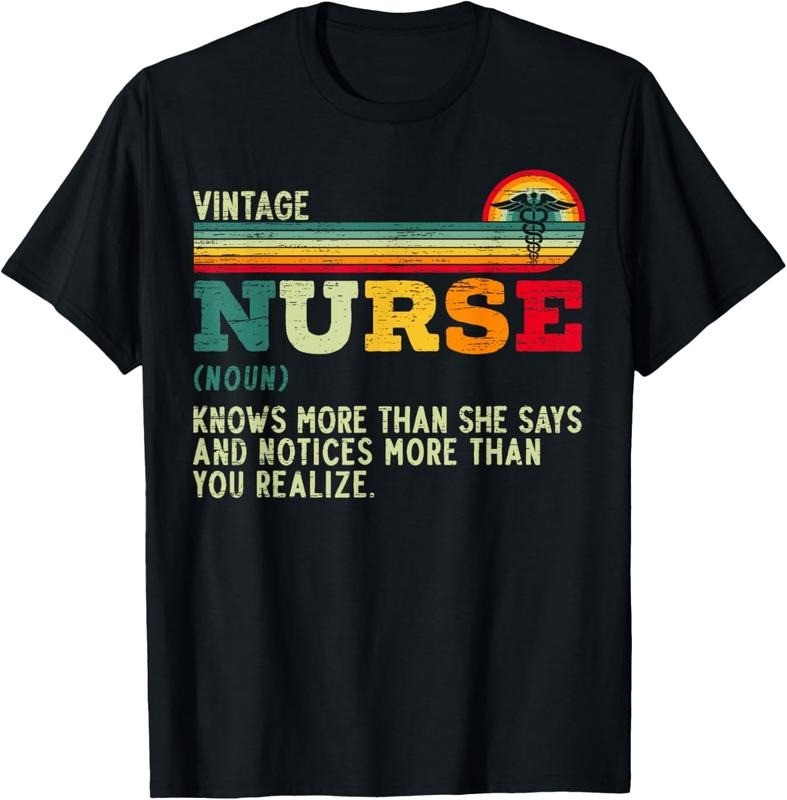 100% Cotton Vintage Nurse Definition Hospital Medical Registered Nursing T-Shirtstyle{n002}2 T-Shirts, Hoodie, Sweatshirt