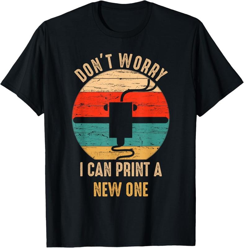 100% Cotton Vintage Retro 3D Printer Tee Gift idea for Geeks T-Shirt Hoodie, Sweatshirt | DripVista.com
